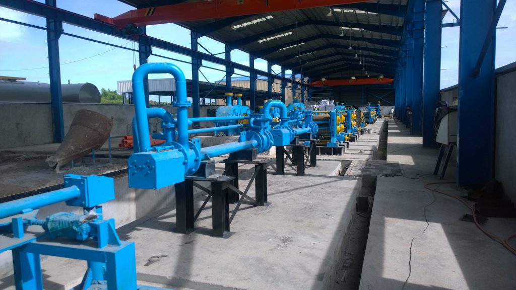 tmt rebar rolling mill installation