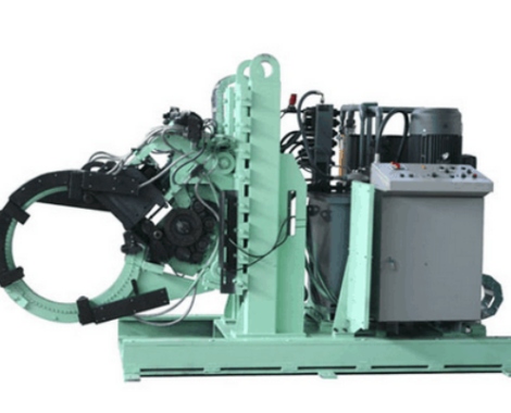 Automatic TMT re-bar bundle tying machine