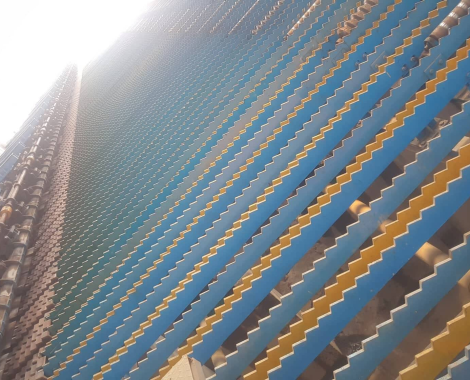Rebar mill cooling bed