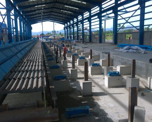 Rebar rolling mill cooling bed