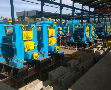 TMT rebar rolling mill installing project