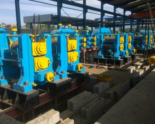 TMT rebar rolling mill installing project