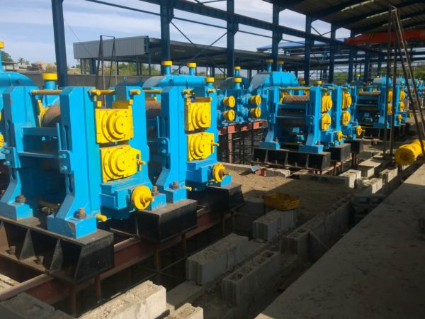 TMT rebar rolling mill installing project