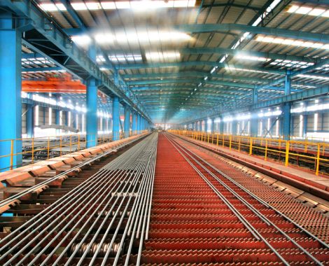 cooling bed for steel rolling mill