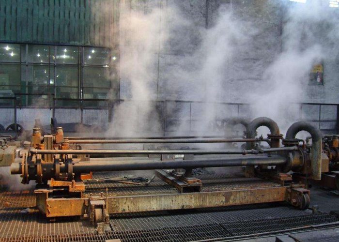 hot rolling rebar quenching system